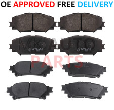 PER TOYOTA PRIUS PLUS 1.8 HYBRID ZVW40 PASTIGLIE FRENO ANTERIORI E POSTERIORI DAL 2011 AL 2019