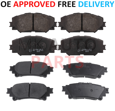 FOR TOYOTA PRIUS PLUS 1.8 HYBRID ZVW40 FRONT AND REAR BRAKE PADS