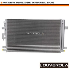 A/C Condenser For 2018-2024 Chevy Equinox GMC Terrain 4 Cylinder 1.5L 1.6L 2.0L