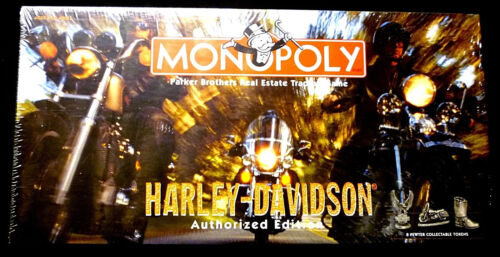 Monopoly Harley Davidson Game 1997 Nowa Shrink Wrapped Parker Brothers Amricons - Zdjęcie 1 z 2
