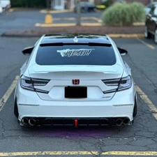 One Pair Clear LED Tail Lights Fit 2018-2022 Honda Accord Sedan Rear Lamps Kit