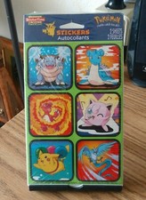 Vintage 1998 Nintendo Pok mon "Gotta Catch 'em All " Sticker Pack 2 Sheets New