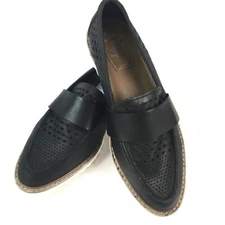 Crown Vintage Black Slip on Loafers Women’s Size 6.5