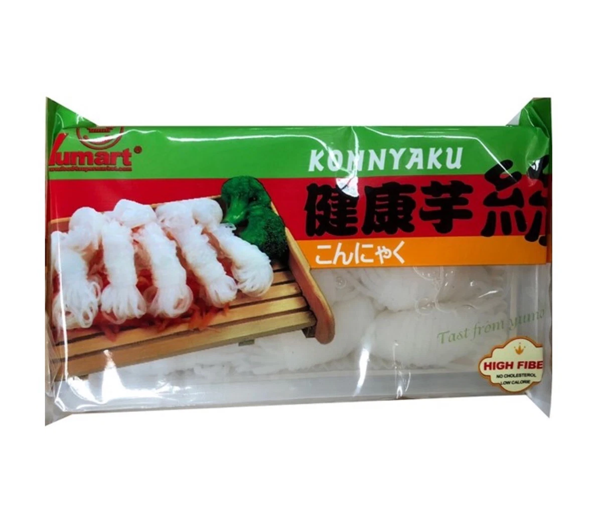 Konnyaku (Shirataki, Konjac Noodle) Taro Noodles 200g