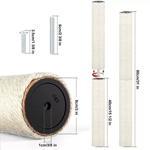 Cat tree replacement post cheap