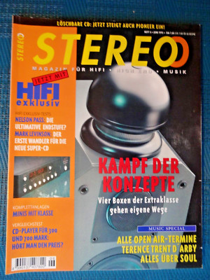 STEREO 6/95,KEF REF. 3,VISATON 890 MKII,ELAC 215 4 pi II,PFLEID FRS 20 S,QUAD 77