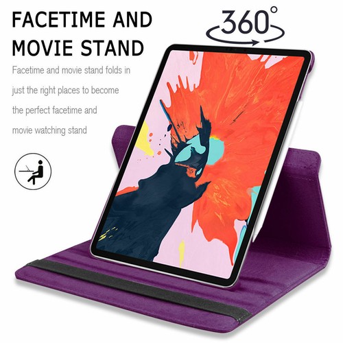 360 Leather Case Cover for Apple iPad 10.9 10 9 8 7 Gen 6 5 4 3 2 mini 7 Air Pro - Picture 21 of 71