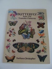 VTG Dover Publ Butterfly Iron-On Transfer Patterns B W w 86 Transfers.