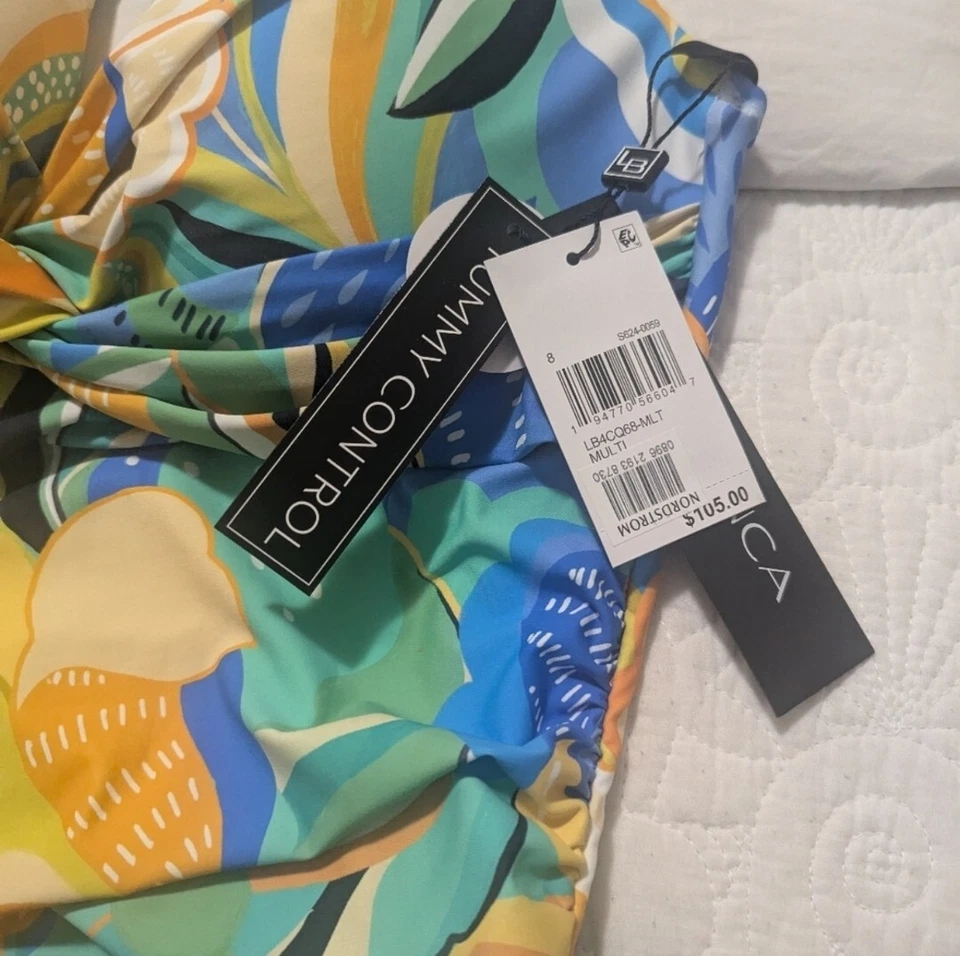 Tankini control de barriga La Blanca Twist delantero talla 8 Foto 4 de 4