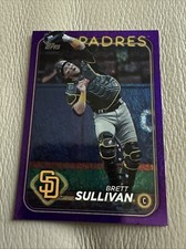 2024 Topps Update BRETT SULLIVAN #US34 PURPLE Foil Parallel Padres 230/799