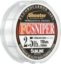 SUNLINE Shooter FC SNIPER Natural Clear 100m 12lb 32.8 ft JP