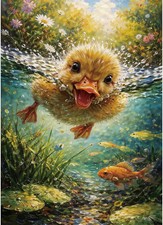 5D Diamond Painting Kit 12 x 16 Inch DIY Art Craft for Adults