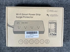 Smart WiFi Power Strip Surge Protector 4 AC Outlets 4 USB Works w/ Alexa Google
