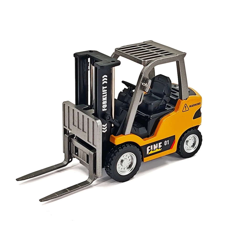 Carretilla elevadora de ingeniería de aleación reguladora de velocidad HG4-244 1:64 R/C con remolque coche Foto 2 de 4