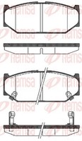 Bremsbelagsatz Scheibenbremse Remsa 1381.12 FüR Suzuki Swift 4 FZ NZ AZG412 4X4