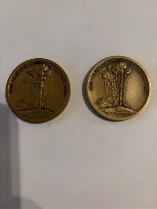 USA National Parks Centennial Medal 1972