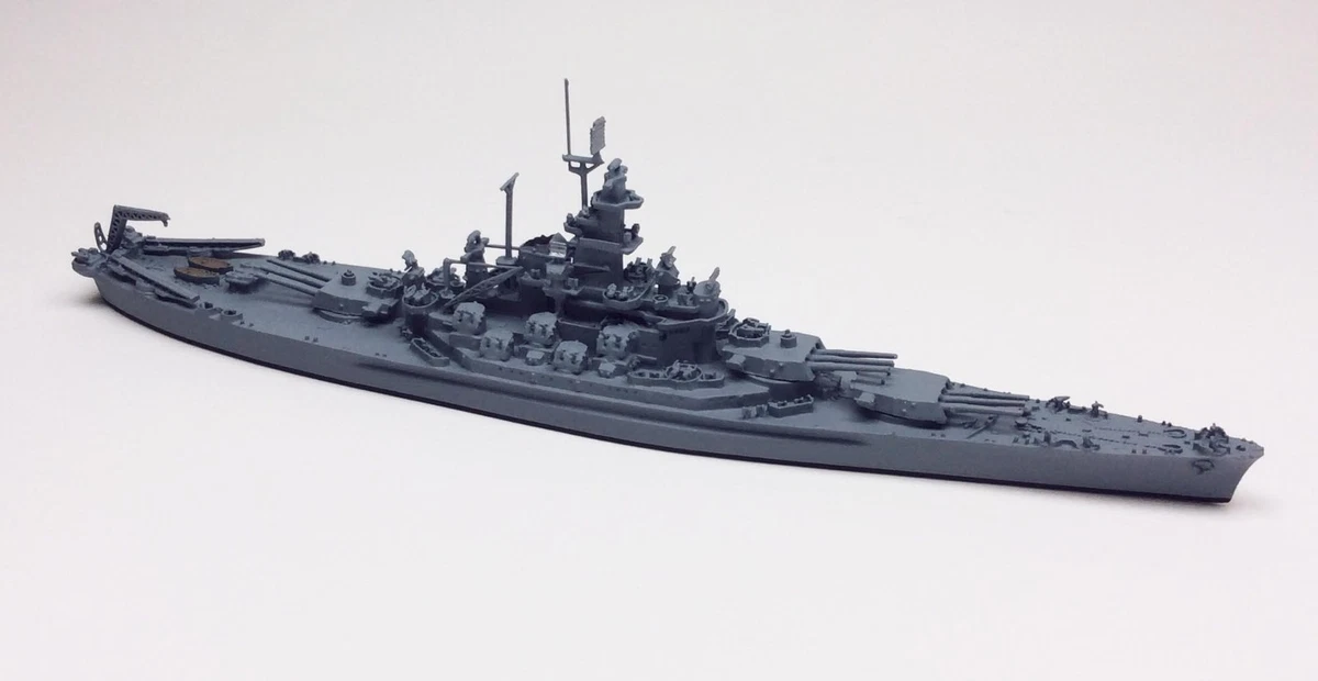 Maquette Navire De Guerre USS Nevada 1944 – Navis Neptun 1307A, échelle 1/1250 (occasion)