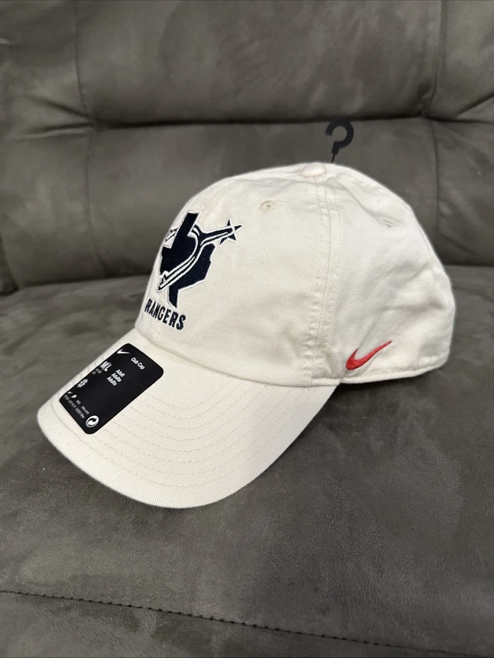 NWT Nike Texas Rangers City Connect Club Beige Adult Mens Adjustable Hat Cap M/L - Image 3 of 4
