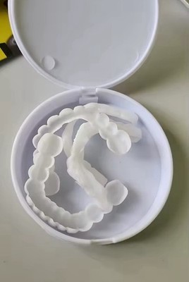 Fake Teeth Braces Upper Lower Imitation Artificial Non Porous Whitening WT