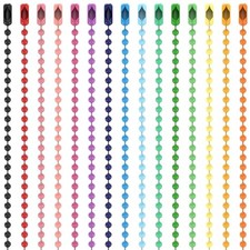 150pcs Colored Ball Bead Chains, Metal Ball Chain Necklace 2.4mm Beaded Chain