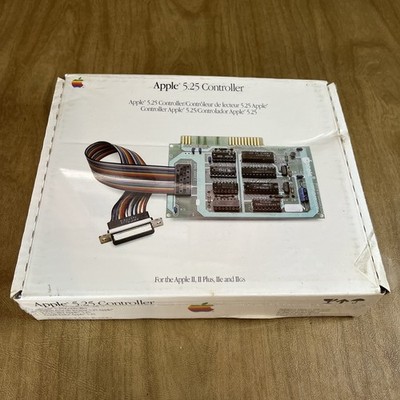 NOS Apple 5.25 Controller Card Apple II, IIe, IIGS, II+ NRFB A9C0320 Vtg