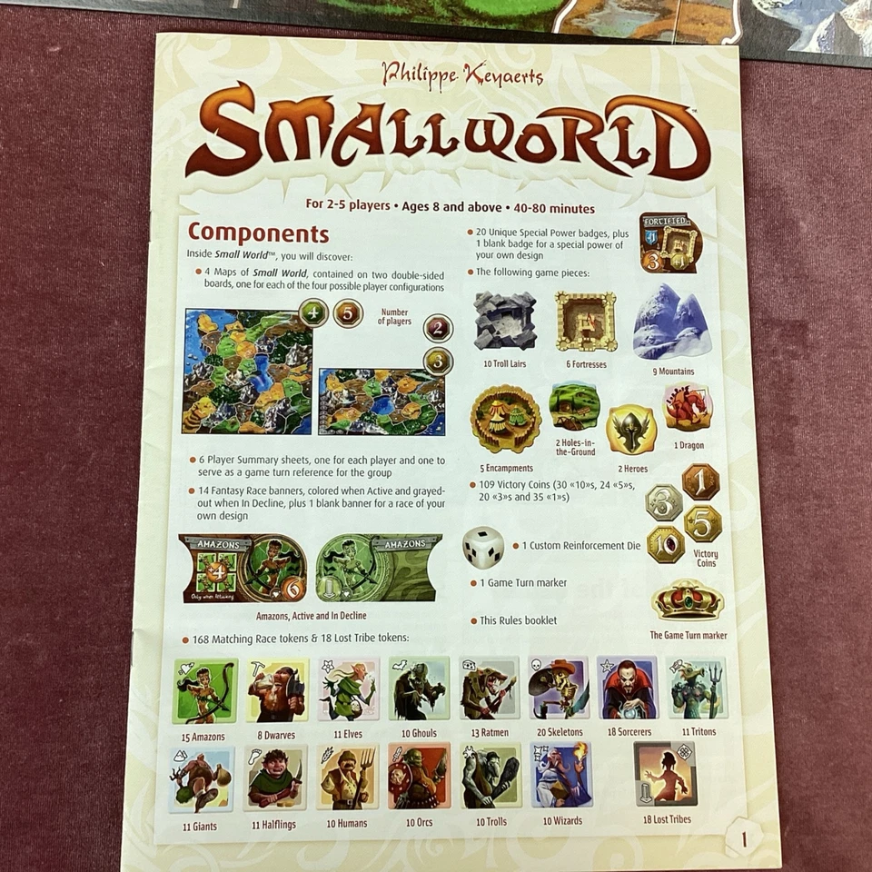 Philippe Keyaerts Smallworld Board Game - Days of Wonder - 2009 (2E) MO#8771 - Image 4 of 4