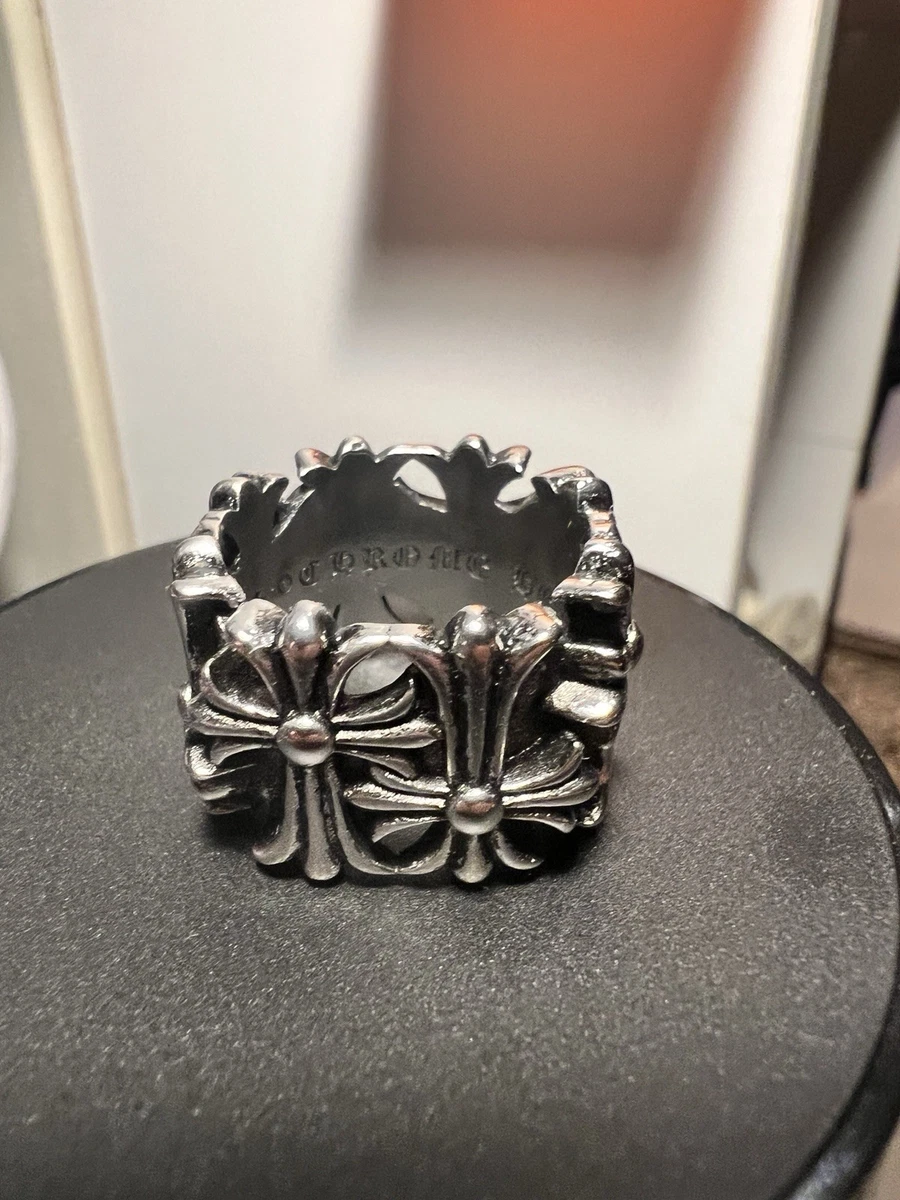 Chrome Hearts Ring Fine Rings without Stone 8 Ring for sale | eBay