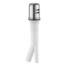 Design House Brass and Plastic Dishwasher Air Gap in Polished Chrome A7