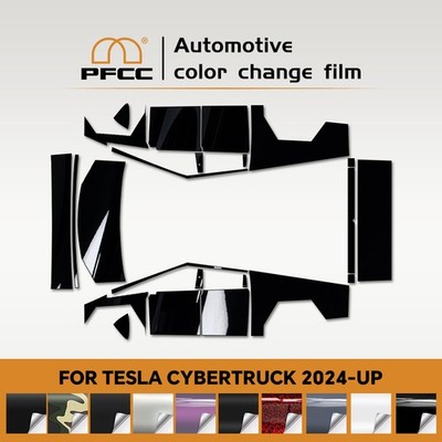 Cybertruck DIY PPF Precut Full Car Color Change Paint Protection Film Wrap PVC