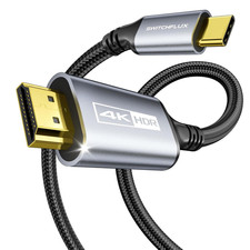 USB-C to HDMI Cable 6Ft 4K 60Hz High-Speed USB Type C to HDMI 2.0 Braided Cord