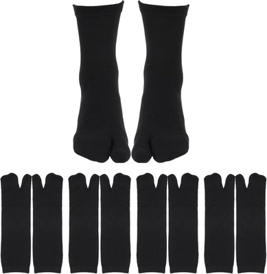 4 Paar Flip Flop Socken, 34-40 Socke Sandalen Sandalensocken Tabi Socken für Män