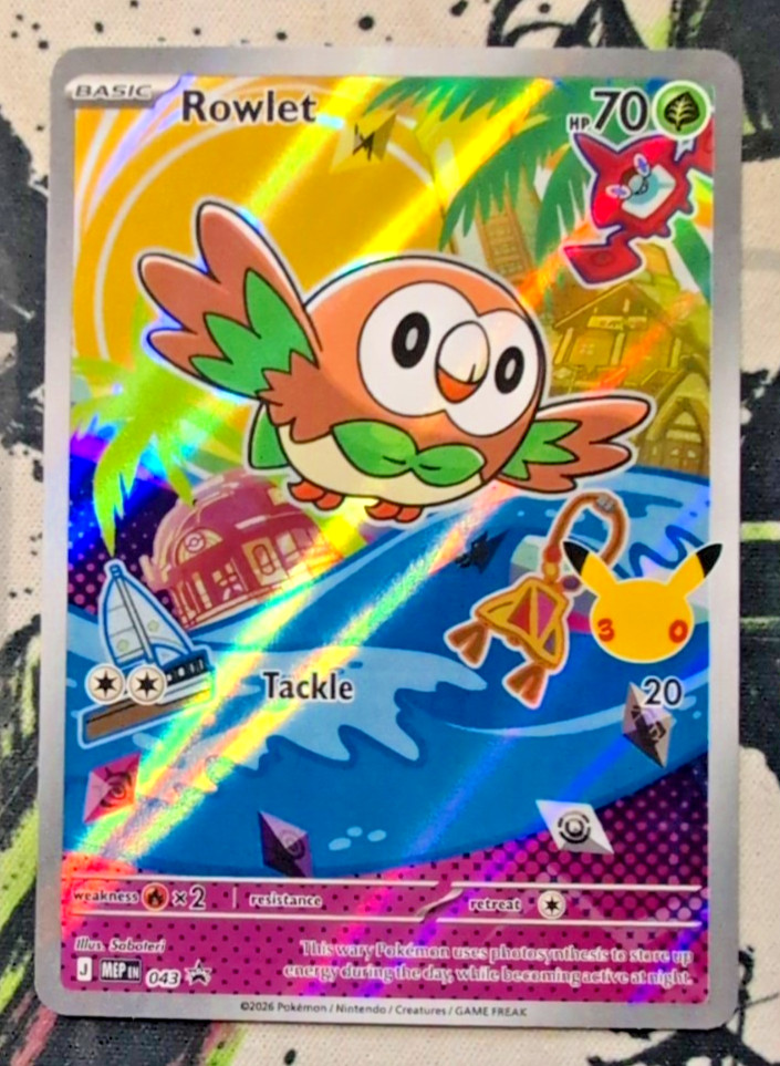 Rowlet 043 Pokemon First Partner Series 1