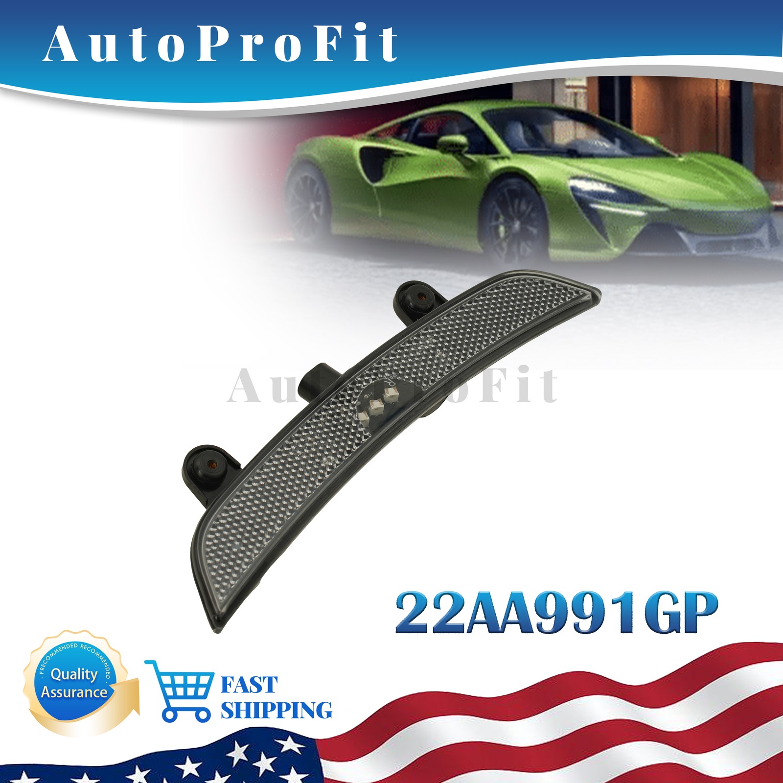 NEW Front Right Side Marker Lamp Light 22AA991GP Fits McLaren GT US
