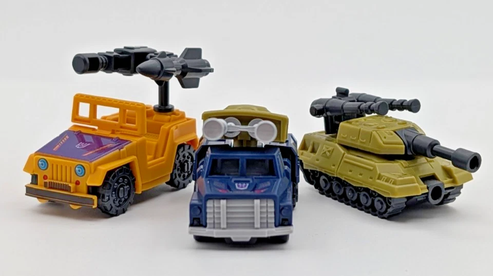COMBO Blokees Transformers Defender Bruticus Onslaught Brawl Swindle Veh ¡Paquete de 3! Foto 2 de 4