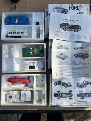 Lot Strombecker 1/32 Scale Slot Cars Instructions Boxes 