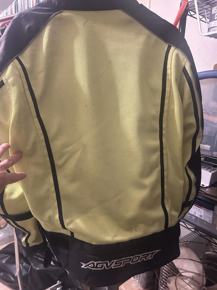AGV Motorcycle Jacket Size L - Image 2 of 2