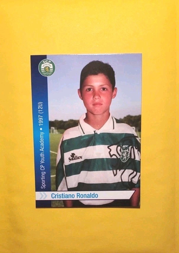 1997 Sporting CP Youth Academy Rookie CRISTIANO RONALDO