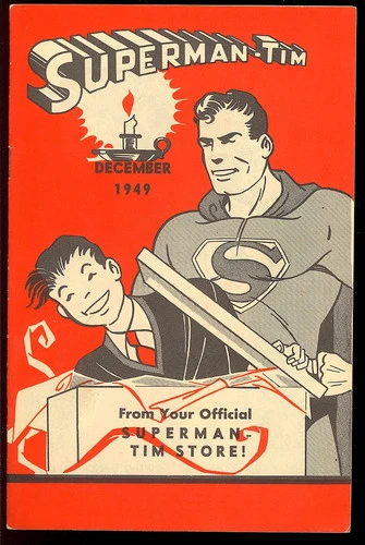 Superman-Tim (December, 1949) Golden Age Vintage Giveaway Comic 1949 VG-FN