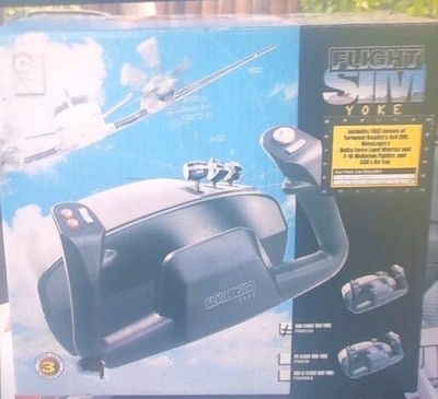 CH Products Flight Sim Yoke USB Wired FSY211U Flight Simulator PC - Tested