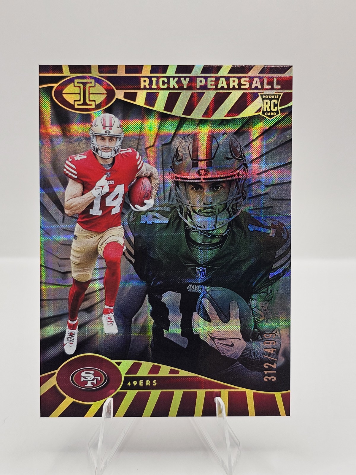 2024 Panini Illusions - Ricky Pearsall #78 Trophy Collection Mirrored /499 (RC)