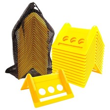 24 Pack 4" Flatbed Edge Protectors with Carrying Case, 4" Winch Ratchet Strap...