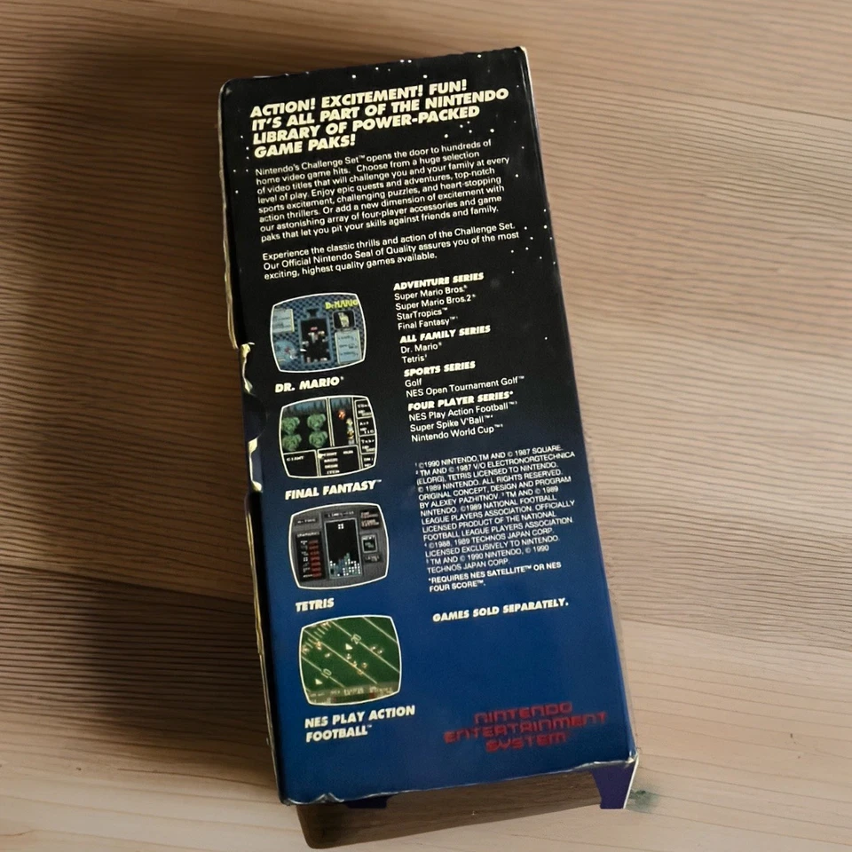 Nintendo NES Challenge Set Console System In Box with Super Mario Bros. 3 Game - Image 3 of 4