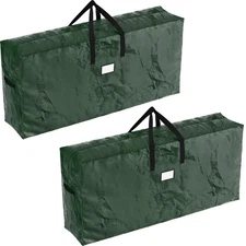 Christmas Tree Storage Bags - Set of 2 Extra-Large Holiday Decoration Totes f...