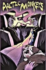 ARCTIC MONKEYS CONCERT POSTER 12"x18" Free shipping