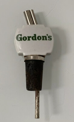 Vintage Keramik GORDONS GIN Getränkeausgießer - Retro Bar Stil