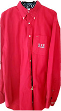 Vintage Tommy Hilfiger button down shirt mens sz L USA embordered logo 90s