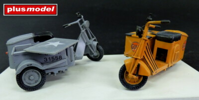 MW22 PLUSMODEL 362 US SCOOTER WITH SIDECAR ACCESSORIES  1/35