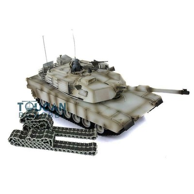 Heng Long RC Panzer 1/16 Abrams – Mit Metallketten, Rauchgenerator, Infrarot-Kampfsystem & BB-Shooting