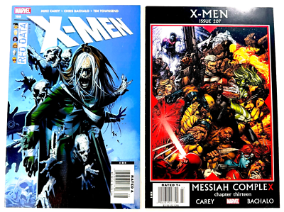 Marvel X-MEN (2007-08) #199 + #206 NEWSSTAND Lot ZOMBIE ROGUE VF