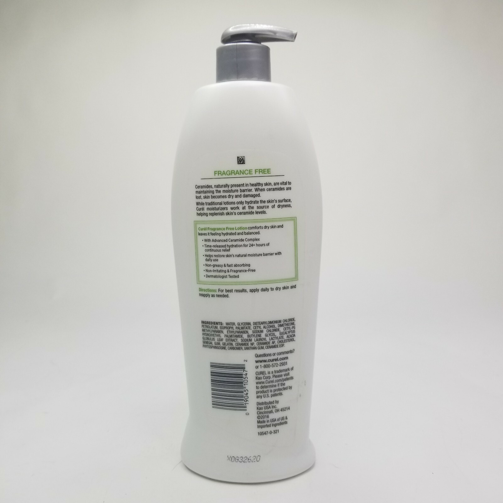 curel fragrance free lotion